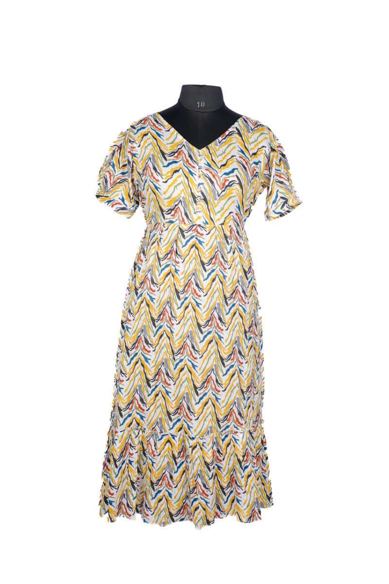 Floral frock - new wrinkle delta print