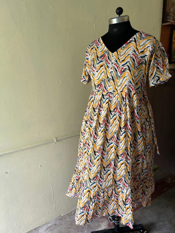 Floral frock - new wrinkle delta print